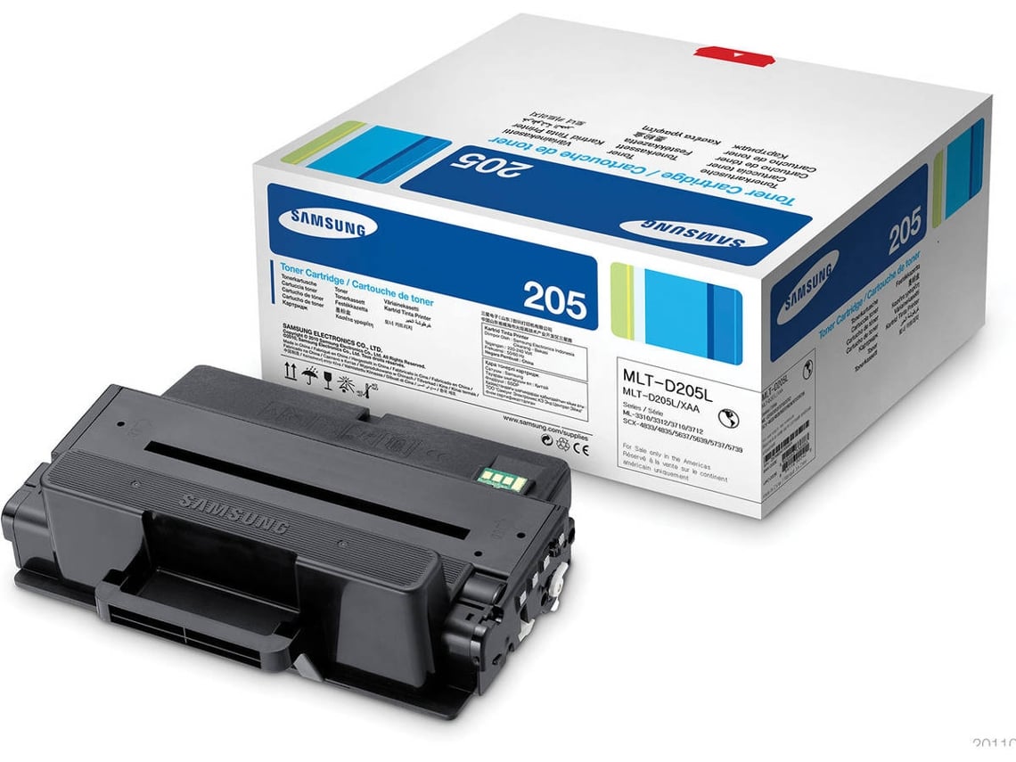 Toner SAMSUNG Mlt-D205L 5000 pág. Preto