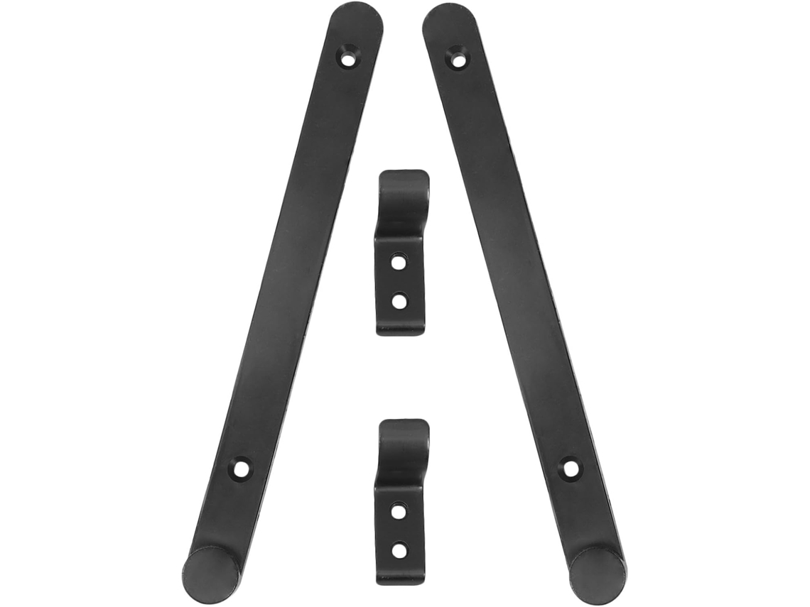 Guia De Porta Basculante Balacoo, Substituição Em Plástico Preto, Resistente E Silencioso, Para Armários E Contêineres