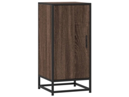 Aparador em Madeira/metal Carvalho Castanho MAISON EXCLUSIVE (35,5x35x76 cm)