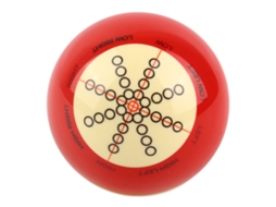 Bola De Bilhar De Treino Resina Padrão 57.2mm Para Prática De Pool E Sinuca Eua