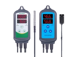 Controlador Digital De Temperatura E Umidade, Pré-wirado, De Duplo Estágio, Tomada Eu