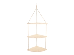 Estante Cantinho Forma Vento Ganchos Copo 3 Andares Cor Log