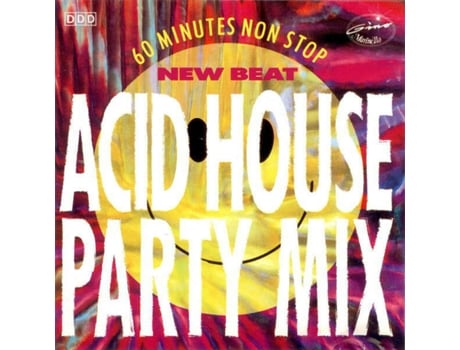 Cd Acid House Party Mix - 60 Minutes Non Stop New Beat Dgr