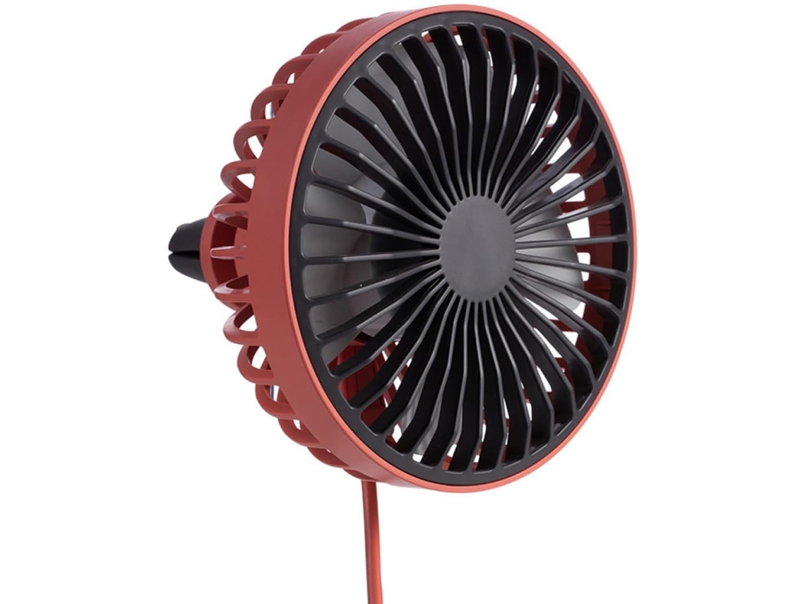 Ventilador Veicular Usb Veemoon Com Plugue De Alimentação, Ventilador De Ângulo Resfriamento