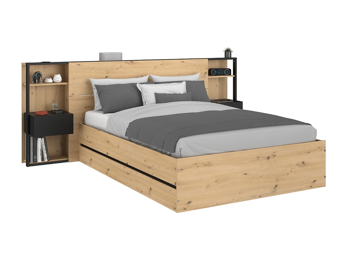 Cama Com Cofre Ludaro