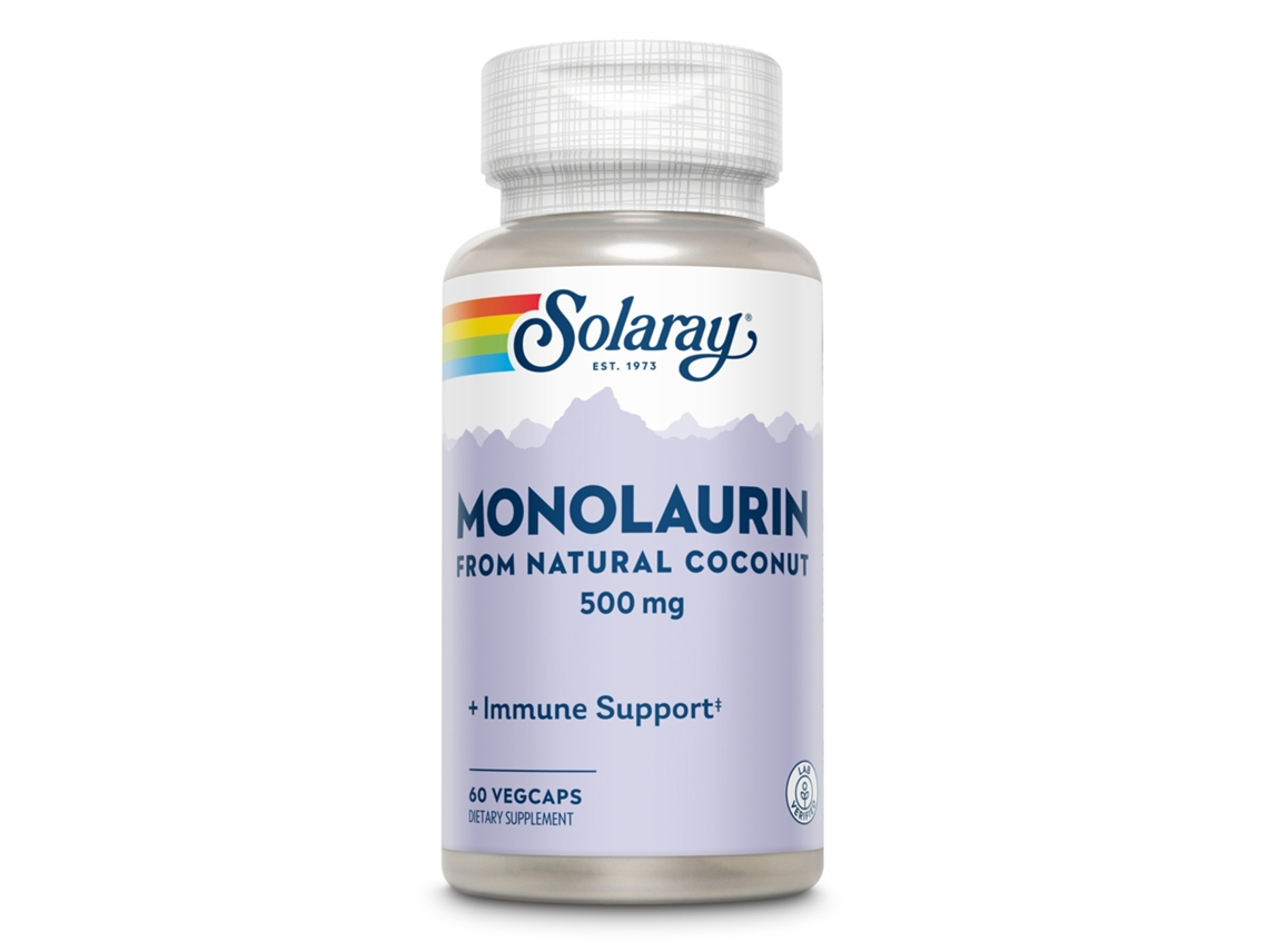 Monolaurin 500mg Solaray 60 cápsulas