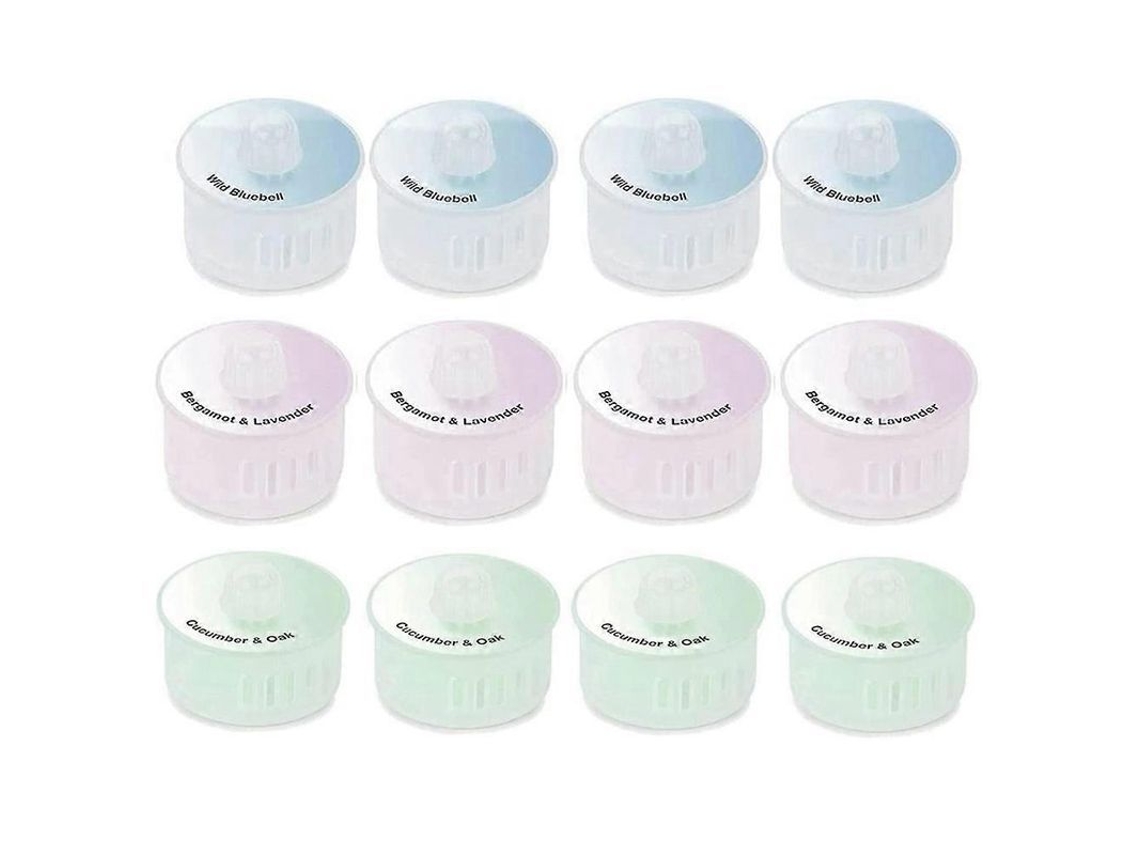 Pastilhas De Fragrância Floral Para Aspirador - 12 Unidades - Elimina Odores De Pets E Mantém Ambiente Fresco