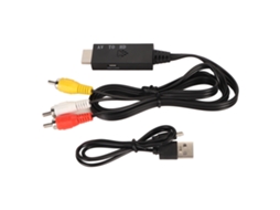 Conversor RCA para HDMI EOOCOO com energia