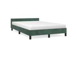 Bed Frame, Bed Frames Vidaxl Verde Veludo (120 X 190 Cm)