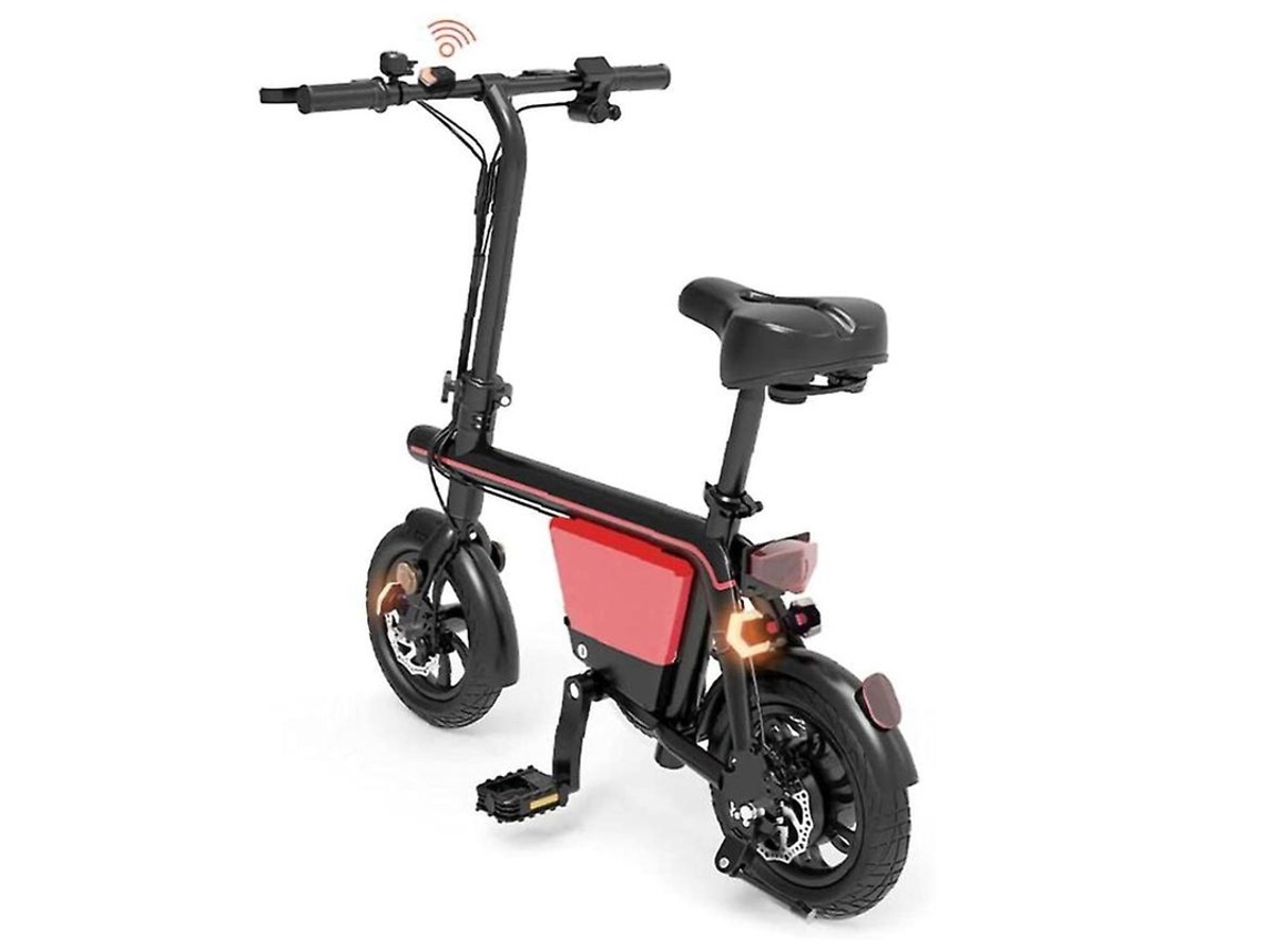 Conjunto Luzes Direcao Bicicleta Inteligentes Controle Remoto Led Preto Yizhood