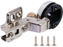 Dobradiça De Aço Inoxidável Para Porta Armário, Resistente, Com Curvatura Ampla, 110mm
