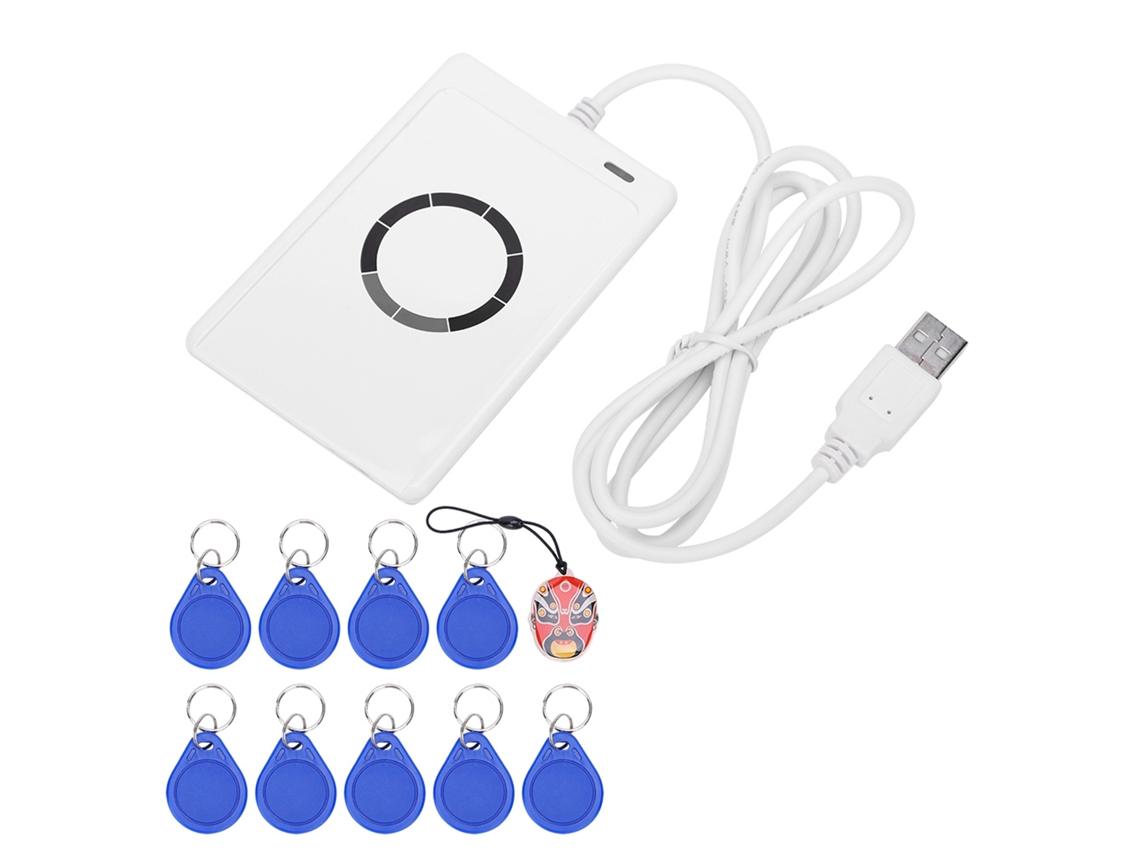 Lector de Cartões NFC Contactless 13.56mhz com Leitor e Escritor