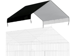 Thickened Oxford Cloth Chicken Cover 57x43 Inch Heavy Duty Waterproof For Uv Resistant Shade Tarp With Bungee Cords