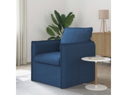 Vidaxl Sofá Azul 75 X 82 X 85 Cm Tecido
