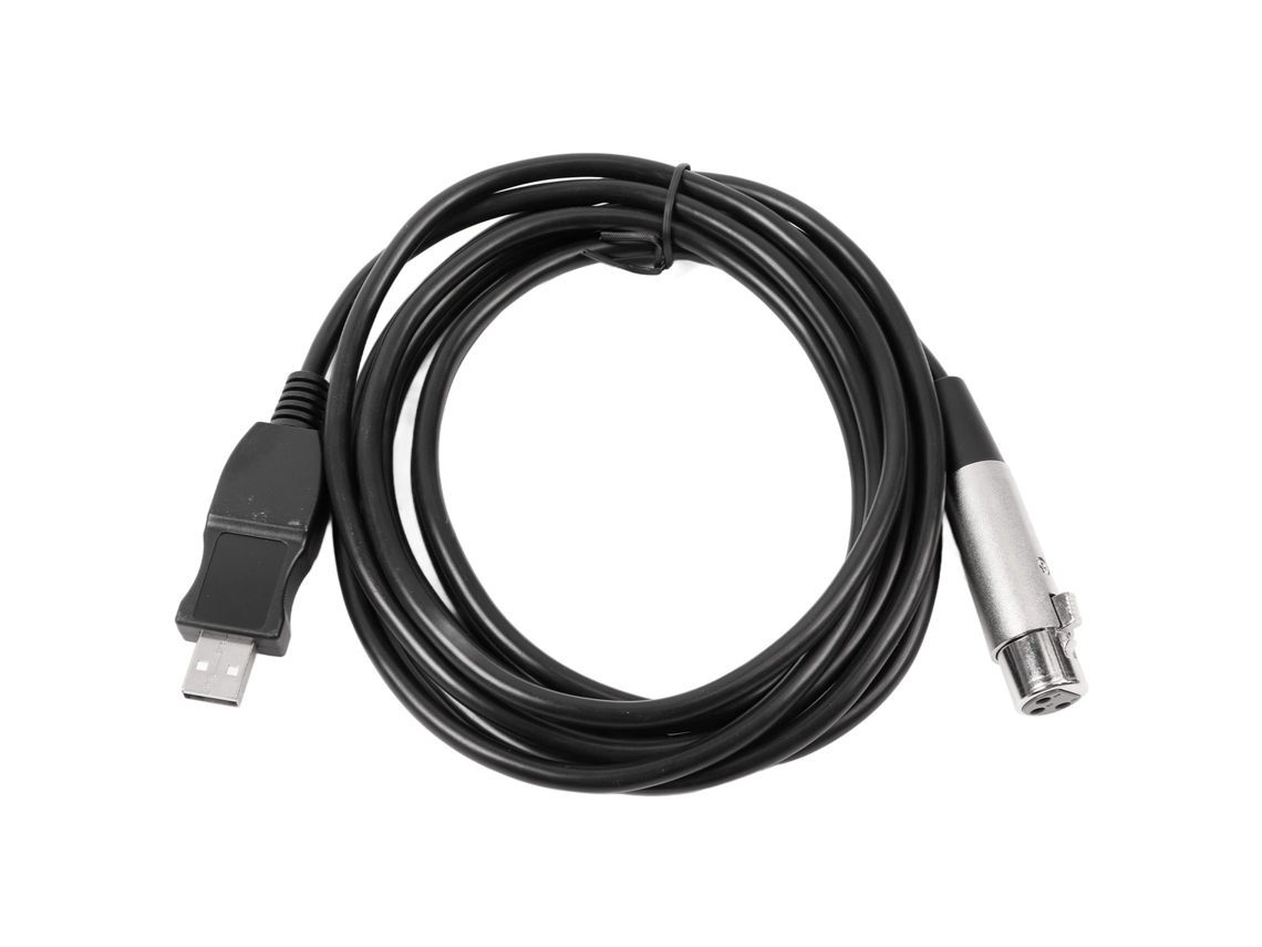 Cabo Lurelia XLR 3 M 9,8 Pés, para microfones, PC e computador
