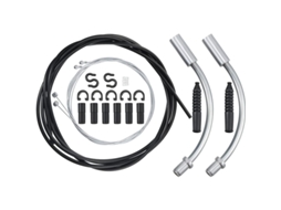 Kit De Cabo De Freio Para Bicicleta Com Linha De Freio, 2 Guias De Cabo E Acessórios Para Mountain Bike E Road Bike
