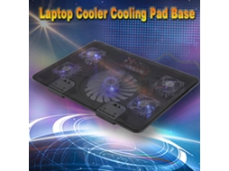 Cooler Para Notebook (resfriamento Com 5 Ventiladores, Ajuste De Ângulo)