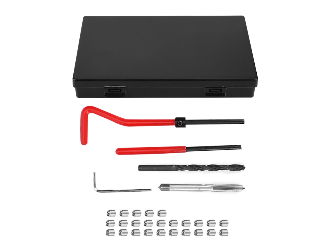 Kit De Reparação De Fios Laxiscreed Em Aço Inox Com Várias Peças Para Diferentes Aplicações