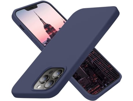 Capa iPhone 13 Pro HONXINM Ultrafina Azul