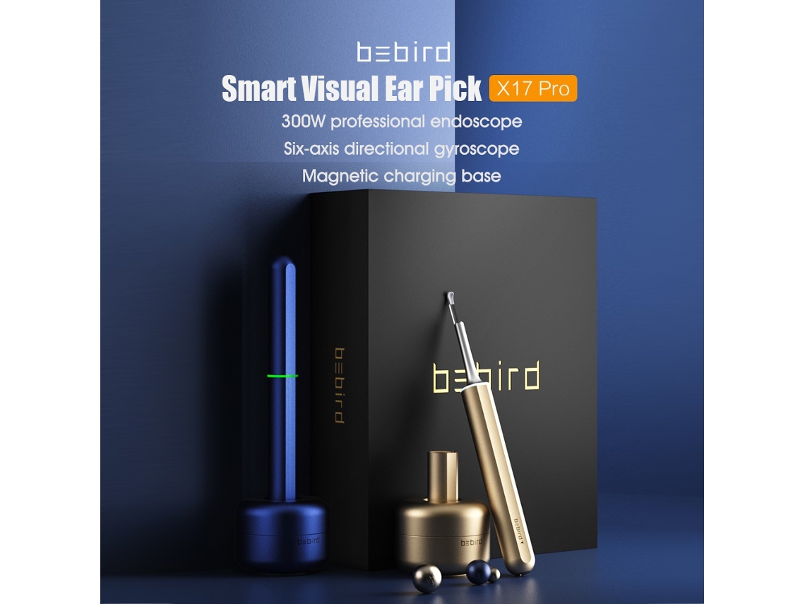 Bebird X17 Pro Bastão Ouvido Visual 300w Câmera