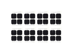 36 Peças De Placas De Eletrodo Retangulares Reutilizáveis Para Máquina Tens Adesivo Forte Slowmoose