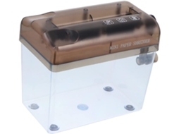 Mini Broyeur De Documentos Manuel Para Papel A4 Noir Abs