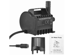 Bomba Dágua Submersível 12v Pequena 360l/h 2.8m