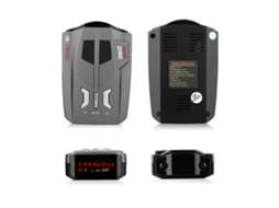 Radar para carro preto V9 360gps, detector de velocidade policial, segurança, laser, alerta de voz, alcance de 800m