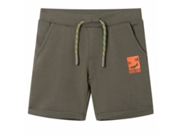 Calções De Criança Com Cordão Cor Caqui-escuro 116