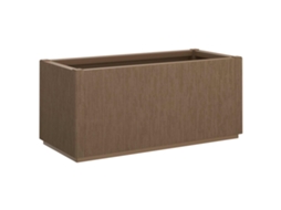 Conjunto 1 Caixa Para Flores Externa Vidaxl Castanho Polipropileno (80 X 36 X 35 Cm)