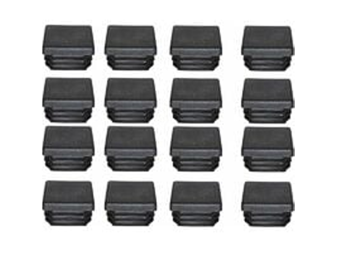 Ferramentas de Jardinagem: 16Pcs-40X40 Plug para Tubo Quadrado