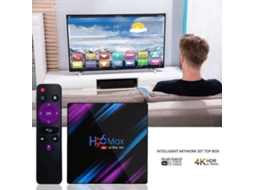 H96 Max TV Box Android 9.0 4G (RAM) 32G com TV Voice Controle Remoto Dual Band WiFi S/MARCA
