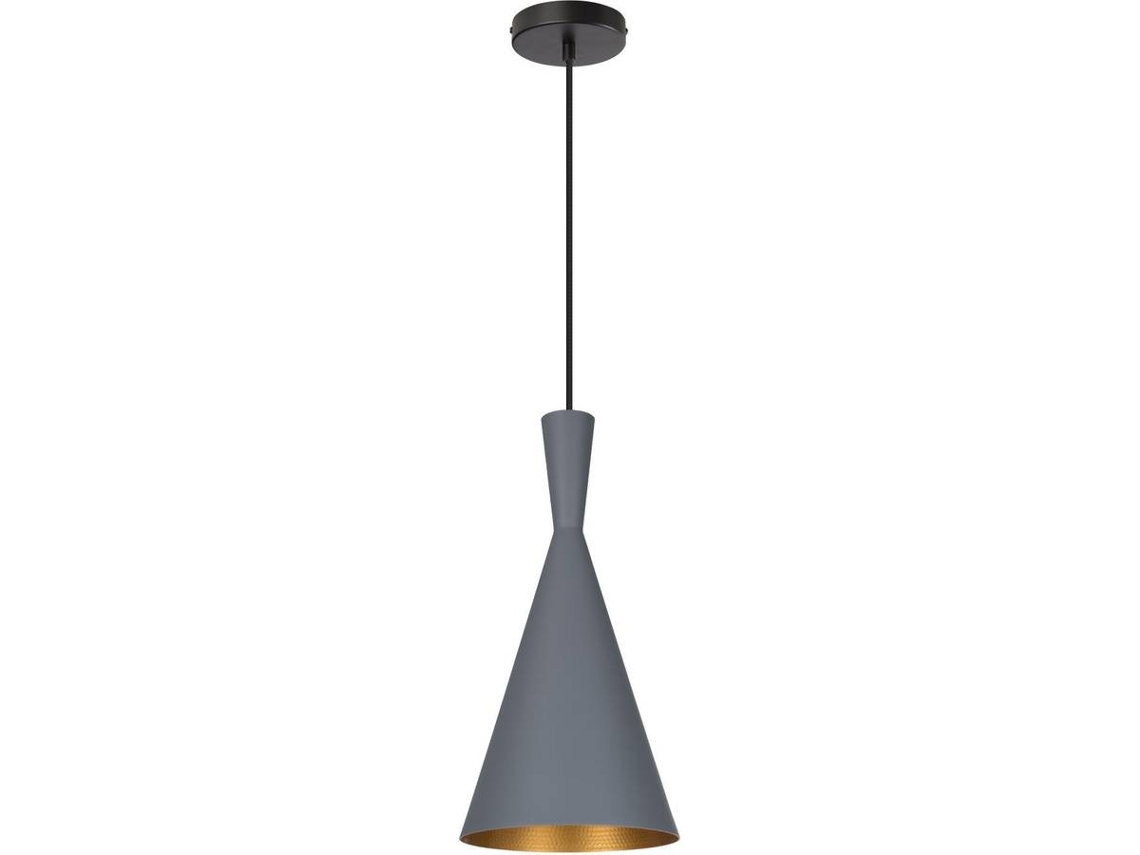 Candeeiro Suspenso Aluminio Tri Lennon Cinzento