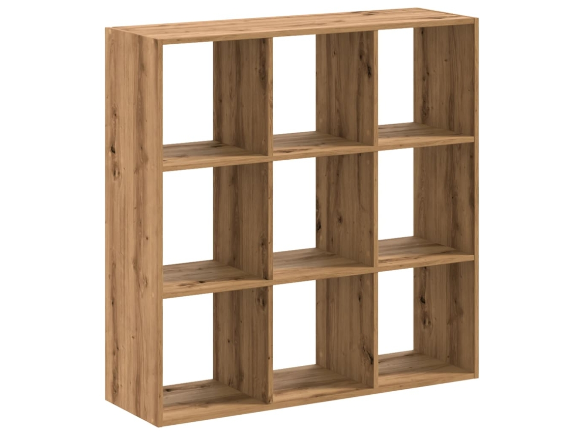 Bookcase, Bookcases Vidaxl Marrom Madeira Processada (102 X 32 X 102 Cm)