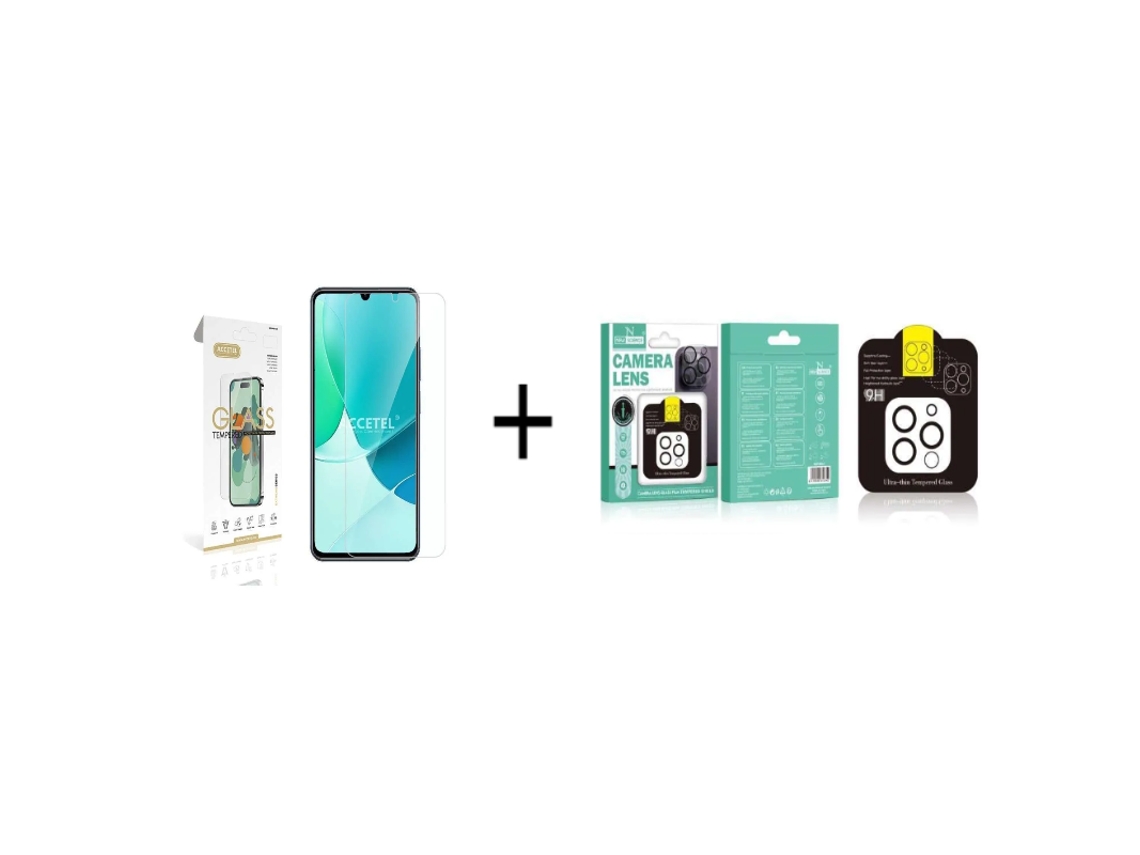 Lente Da Câmera Iphone 11 Pro / 11 Pro Max Mini E Pelicula De Vidro Normal Accetel Iphone 11 Pro / 11 Pro Max-zt-5955