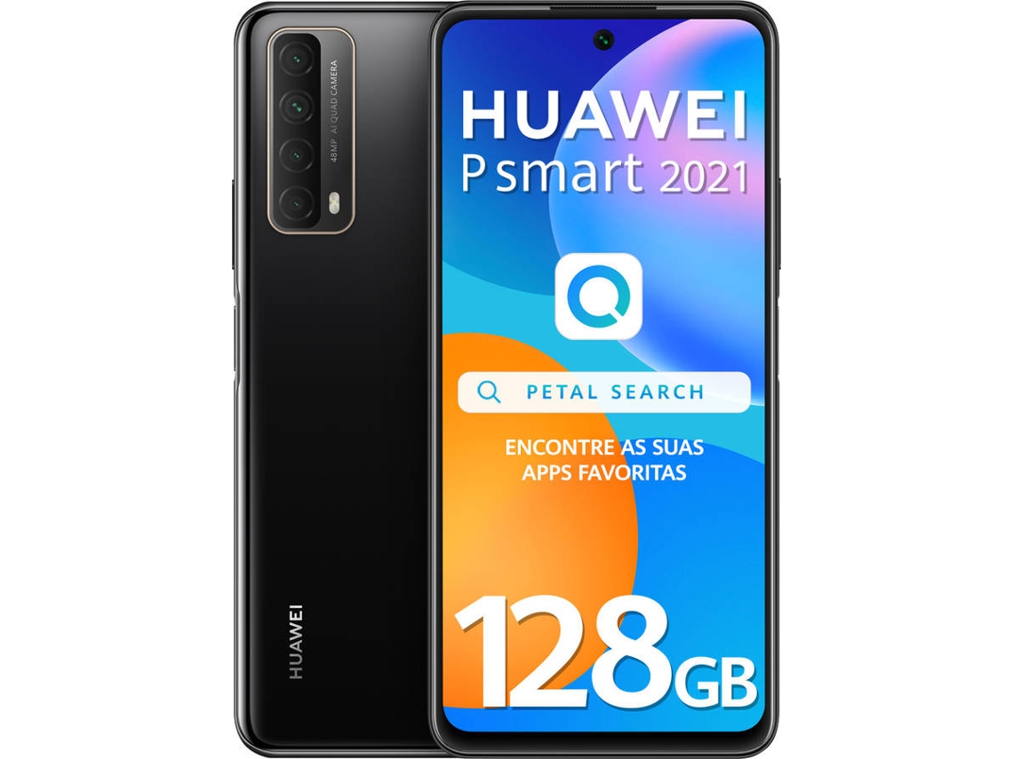 Smartphone HUAWEI P Smart 2021 (6.67'' - 4 GB - 128 GB - Preto)