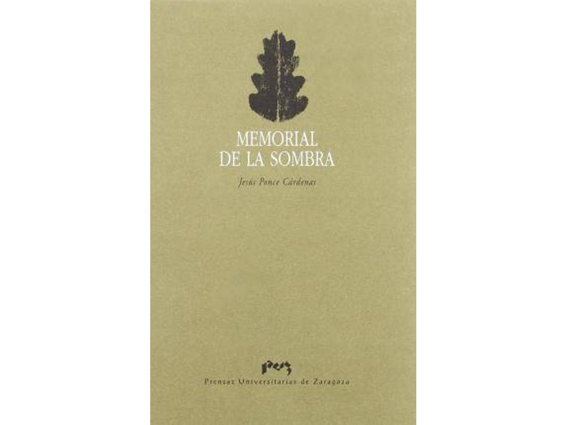 Livro Memorial De La Sombra de Jesús Ponce Cárdenas (Espanhol)