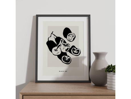 Póster Artemante NACNIC Pop. Tomates cerejeiros ilustrações artísticas modernas para decoração de interiores.