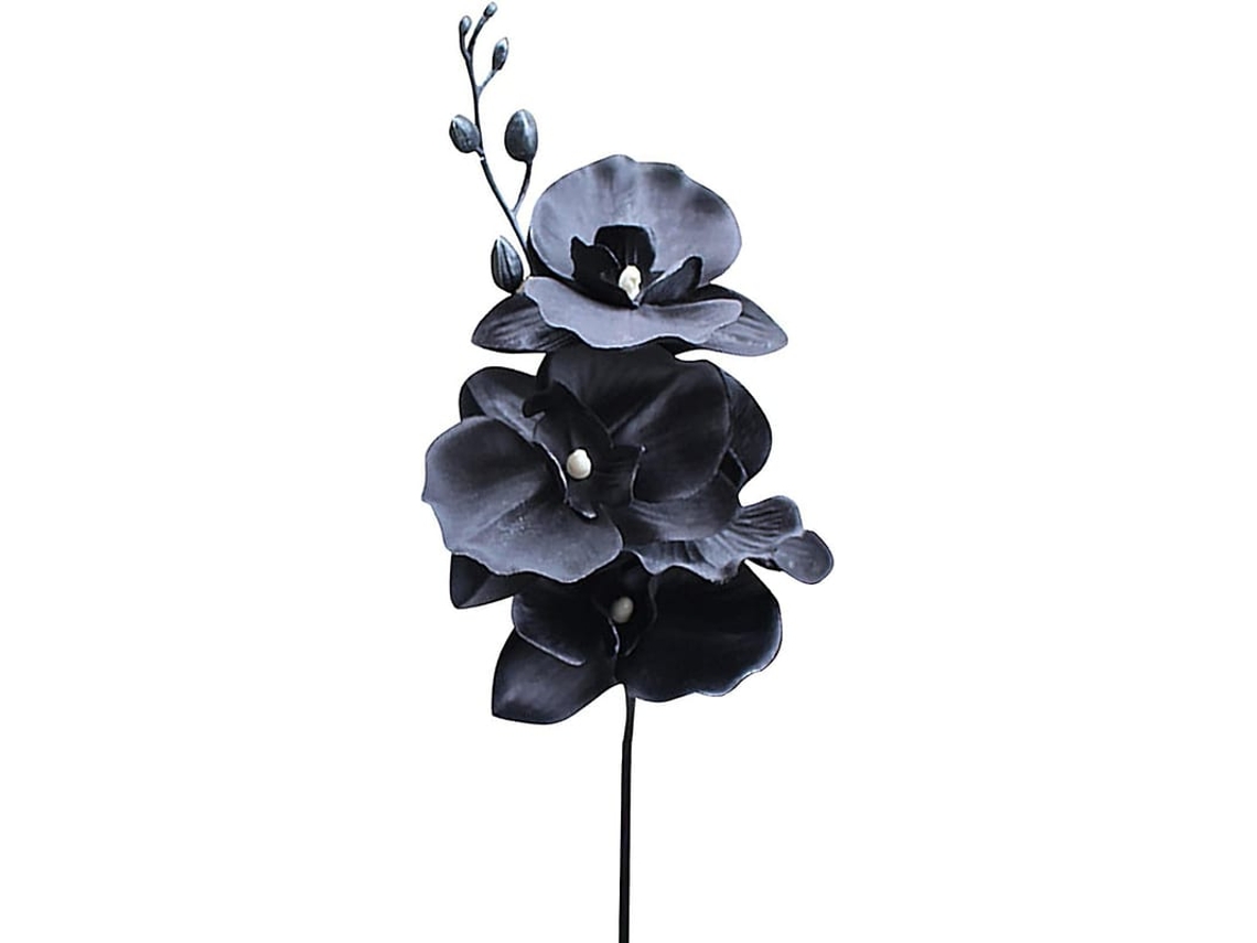 6 Orquídeas Phalaenopsis De Seda Artificial Haste Longa Para Casa E Escritório