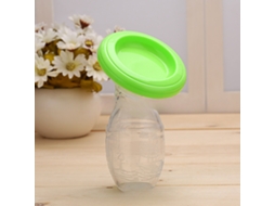 Bomba Tira leite Manual para Bebês , Coletor de Leite de Silicone, Corretor Automático MDUG (verde fruta)