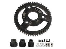Conjunto De Engrenagens Para Carro Rc 32p 0.8m 50t Com Engrenagens Pequenas 16t 18t 20t Aço Para Slash 2wd 1/10