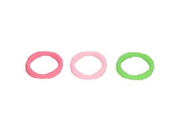 3pcs Pulseira De Dentição Silicone Macio Anel Para Bebê Alivio Gengival Brinquedo Tipo 2