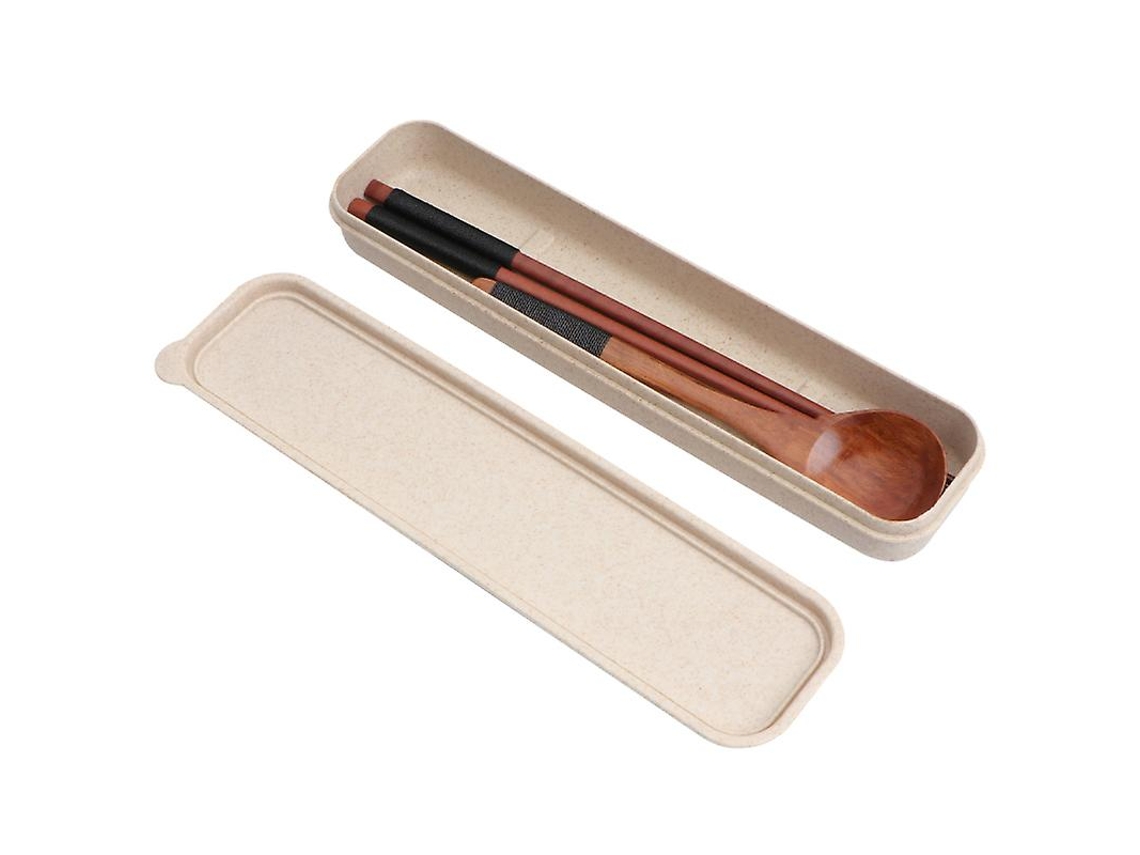 Conjunto De 3pcs Colher Pauzinhos Allinless
