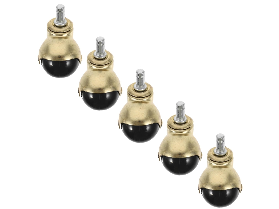 Conjunto De 5 Rodízios Reforçados De 5 Cm (2 Polegadas) Na Cor