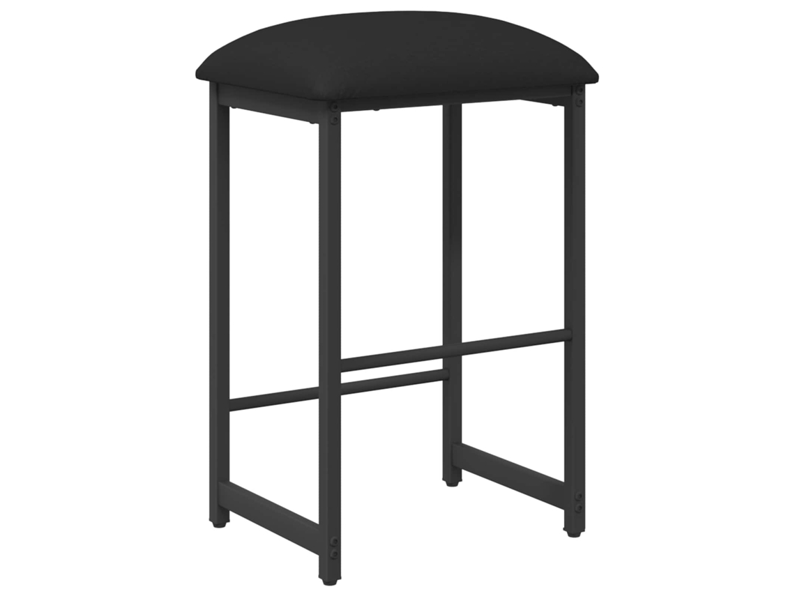 Maison Exclusive - Banco De Bar Preto 40 X 32 X 74 Cm Derivados De Madeira