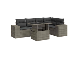 Garden Sofa Set, Garden Sofa Sets Vidaxl Cinzeto Rattan / Vime (n/a)