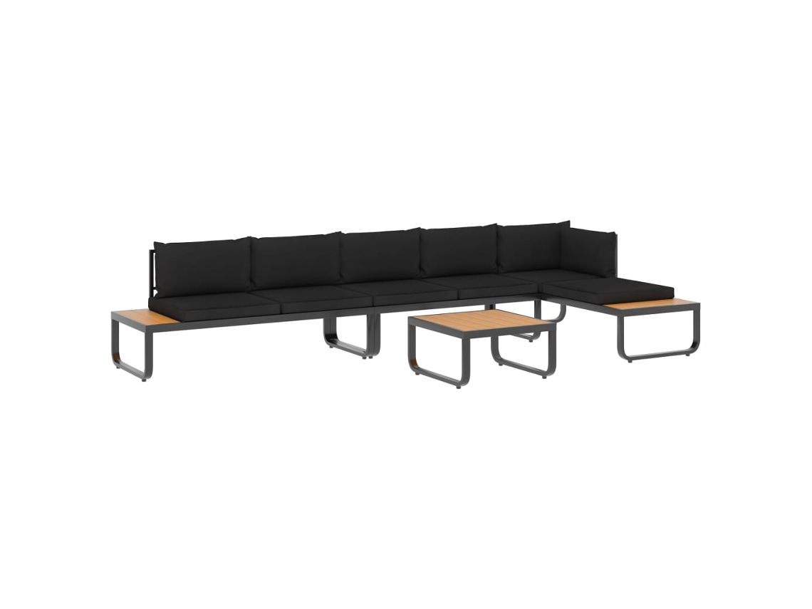Sofa, Sofas Vidaxl Cinzeto Metal