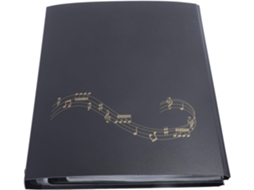 Pasta De Partituras Liebewh A4, Com 52 Páginas E Extensão De 4 Lados, Ideal Piano, Teclado, Violino, Violoncelo E