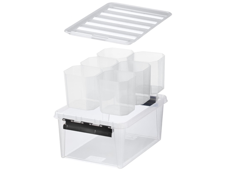 Caixa de Armazenamento SMARTSTORE Classic 15 6 com Inserções