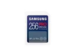 Pro Ultimate Cartão Sd 256gb Sdxc Uhs I U3 V30 200mb/s Branco Samsung